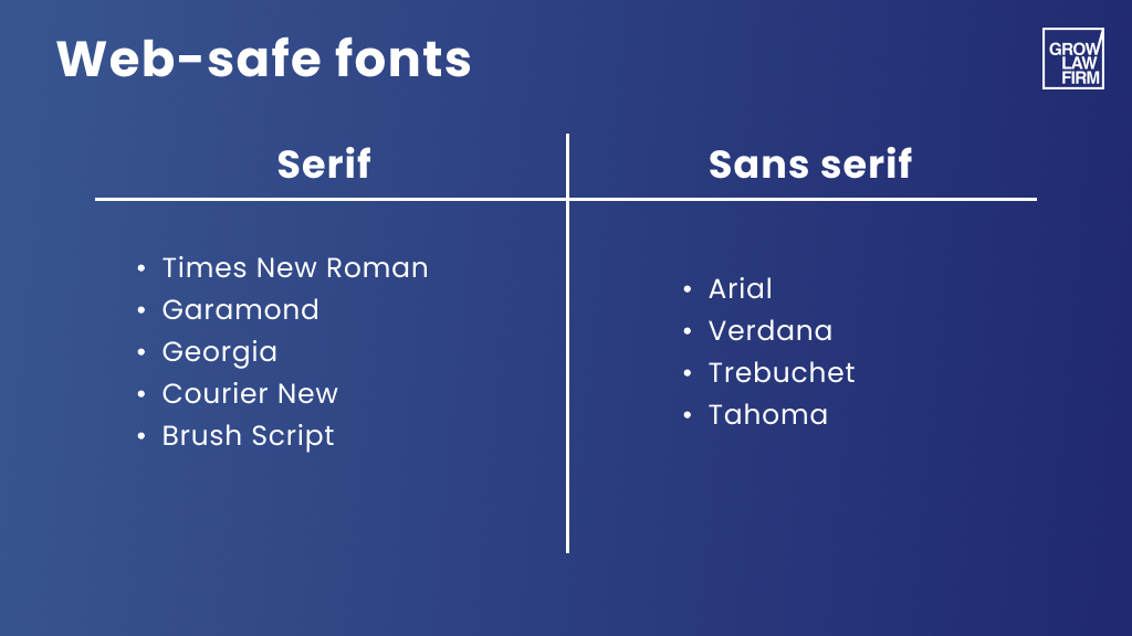 Best Fonts For Legal Documents
